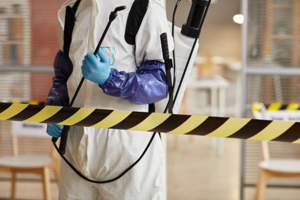 Professional Biohazard Cleanup technician working in Gwynn Oak, MD